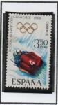Stamps Spain -  Juegos Olimpicos d' Invierno Grenoble: Bobsleigh