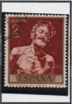 Stamps Spain -  Viejo Desnudo