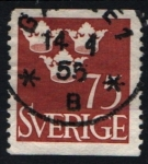 Sellos de Europa - Suecia -  Cuerno postal