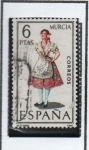 Stamps Spain -  Murcia