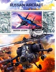 Stamps Sierra Leone -  AVIONES RUSOS