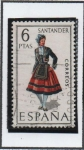Stamps Spain -  Santander
