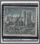 Stamps Spain -  Castillos: Valencia d' Don Juan