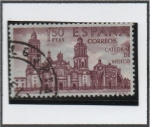 Stamps Spain -  Catedral d' Mexico