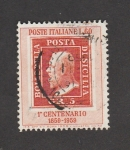 Sellos de Europa - Italia -  100 Aniv. del sello de Sicilia