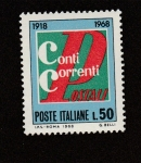 Sellos de Europa - Italia -  Cuentas corrientes postales