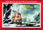 Stamps Equatorial Guinea -  CONQUISTADORES DE LOS MARES