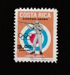 Stamps Costa Rica -  Juegos Olímpicos Mexico 1968
