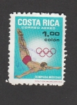 Stamps Costa Rica -  Juegos Olímpicoos Mexico 68