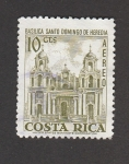 Stamps Costa Rica -  Basilica  Santo Domingo de Heredia