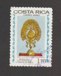 Stamps Costa Rica -  50 de la coronación de la Virgen de los Angeles