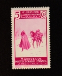 Stamps : Africa : Morocco :  Alzamiento nacional