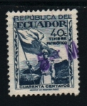 Stamps : America : Ecuador :  Timbre Patriotico