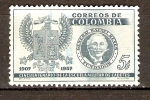 Stamps Colombia -  ACADEMIA  MILITAR