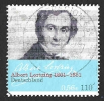 Stamps Germany -  2110 - Gustav Lortzing 