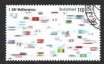 Stamps Germany -  2138 - Primer Congreso Mundial de la Unión Red Internacional