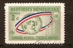 Sellos de America - Rep Dominicana -  CAMPAÑA  CONTRA  EL  HAMBRE
