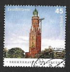 Stamps Germany -  2447 - Faro de Bremerhaven Oberfeuer