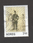 Sellos de Europa - Noruega -  CL Aniv. del nacimiento del ilustrador y pintor Warenskiod