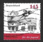 Stamps Germany -  B989d - Hans Huckelbein, el Cuervo de la Mala Suerte