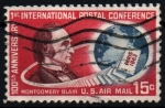 Sellos de America - Estados Unidos -  100º conferencia intern. postal