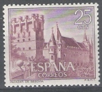 Stamps Spain -  1739 Castillos de España. Alcazar de Segovia