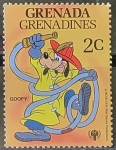 Stamps : America : Grenada :  Dibujos Animados - Goofy