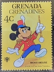 Sellos de America - Granada -  Dibujos animados - Mickey Mouse