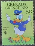 Stamps Grenada -  Dibujos animados - Pato Donald