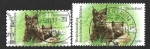 Stamps Germany -  2660-2658 - Lince Euroasiático 