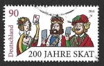 Stamps Germany -  2747 - Bicentenario del Juego de Cartas Alemán Skat