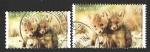 Stamps Germany -  2764-2762 - Zorro Rojo