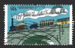Sellos de Europa - Alemania -  2783 - 175 Aniversario del Primer Ferrocarril Alemán de Larga Distancia