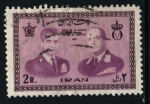 Stamps Iran -  Visita del rey Olaf