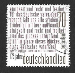 Stamps Germany -  2936 - 175 Aniversario del Himno Nacional Alemán