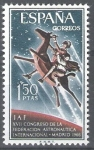 Stamps Spain -  XVII Congreso de la Federacion Astronautica Internacional.