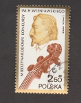 Stamps : Europe : Poland :  çconcurso internacional de Violín