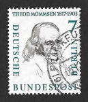 Stamps Germany -  9N148 - Theodor Mommsen (BERLÍN)