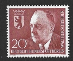 Stamps Germany -  9N174 - II Aniversario de la muerte de Walther Schreiber (BERLÍN)