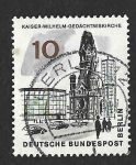 Stamps Germany -  9N223 - Iglesia Memorial Kaiser Wilhelm (BERLÍN)