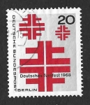 Stamps Germany -  9N266 - Festival Alemán de Gimnasia (BERLÍN)