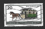 Stamps Germany -  9N307 - Transporte en Berlín: Ferroviario (BERLÍN)