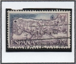 Stamps Spain -  Año santo Compostelano: Rutas Jacobeas