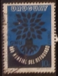 Stamps Uruguay -  Año Internacional del Refugiado