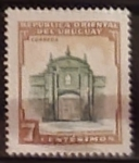 Stamps : America : Uruguay :  Entrada de la Ciudad de Montevideo