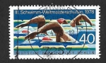 Stamps Germany -  9N419 - Campeonatos Mundiales de Natación (BERLÍN)
