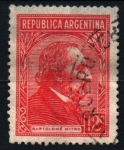 Stamps Argentina -  Bartolomé Mitre