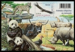 Stamps France -  Animales desaparecios o en peligro de extinción HB