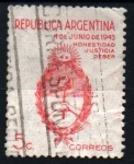 Sellos de America - Argentina -  H.J.D.