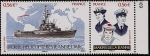 Sellos de Europa - Francia -  Retiro del navio escuela Porta-helicópteros Juana de Arco